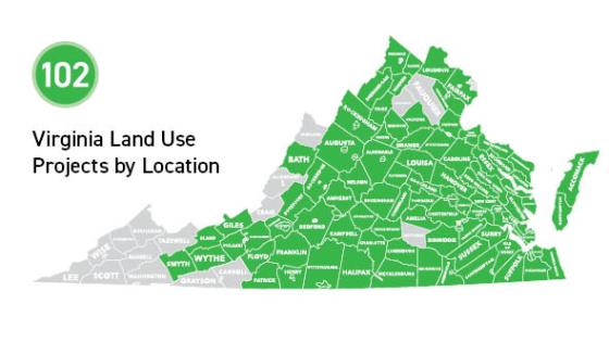 Virginia Land Use Map Photo